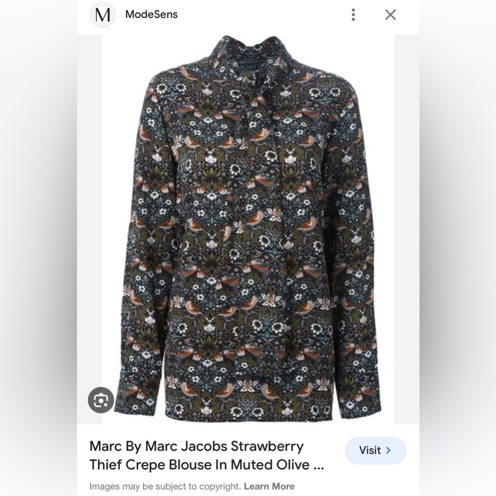 Marc by Marc Jacobs Crepe Blouse NEW